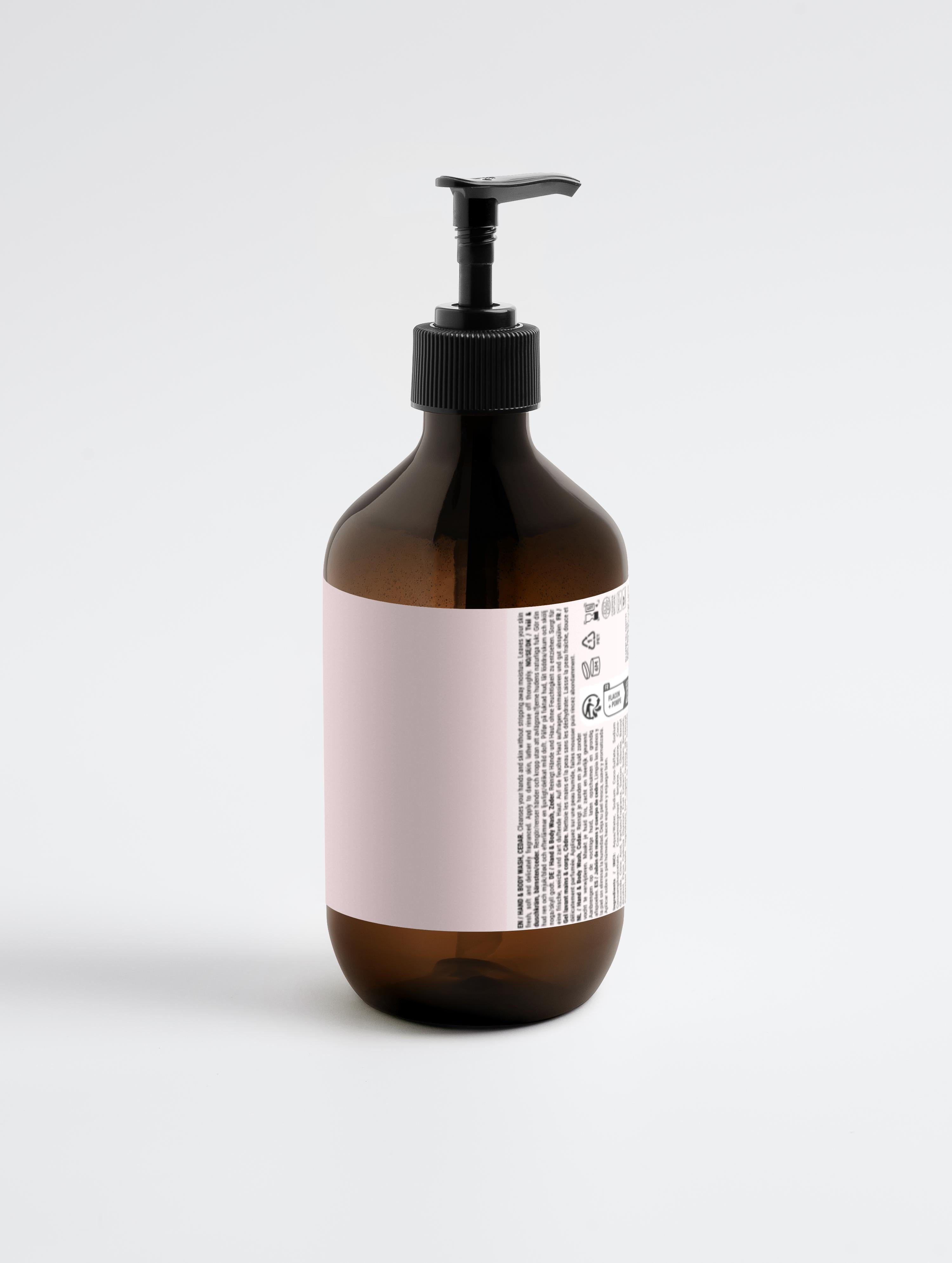 Silk Skin Body Wash - Peppermint & Dark Cedar