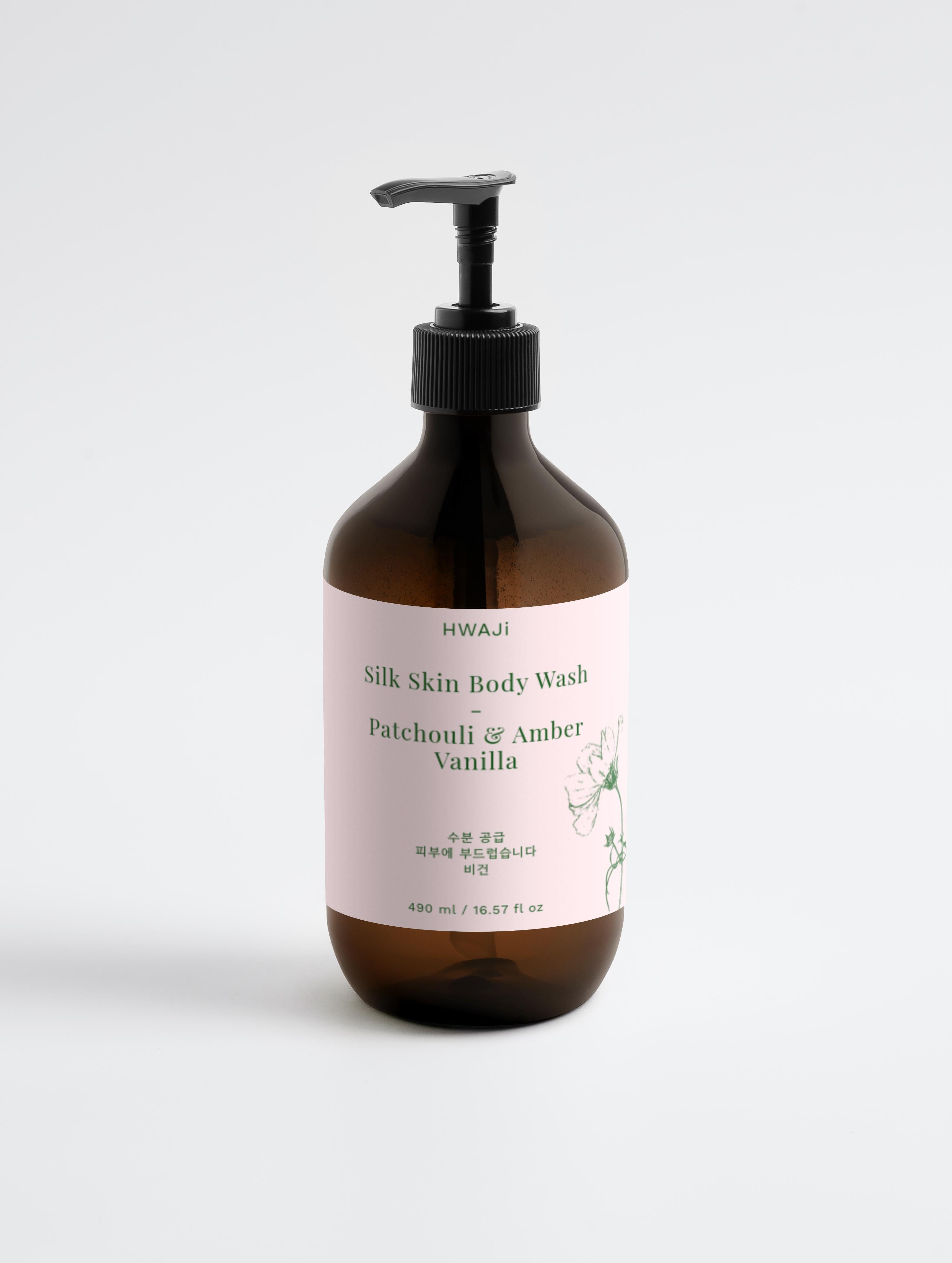 Silk Skin Body Wash, Patchouli & Amber Vanilla